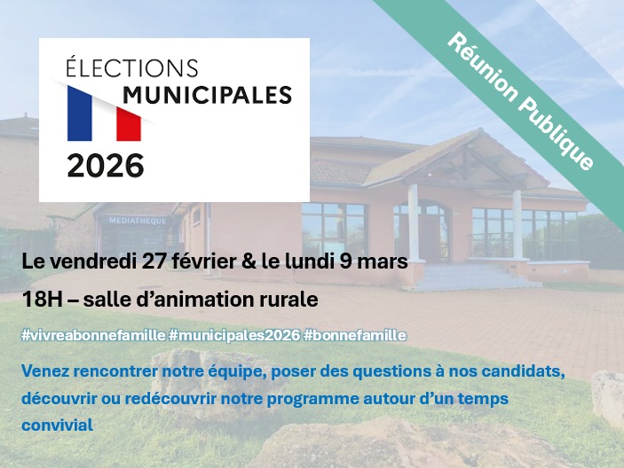 Venez nous rencontrer les vendredi 27 février et lundi 9 mars